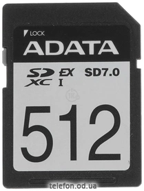 ADATA Premier Extreme SDXC SD 7.0 512GB ASD512GEX3L1-C