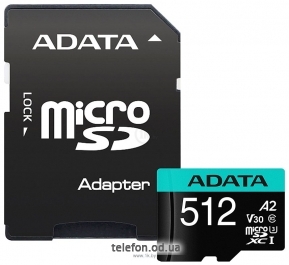 ADATA Premier Pro AUSDX512GUI3V30SA2-RA1 microSDXC 512GB ( )