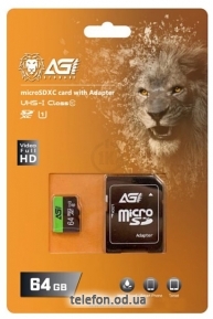 AGI TF138 microSDHC AGI064GU1TF138 64GB ( )