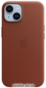 Apple MagSafe Leather Case для iPhone 14 (темно-коричневый)