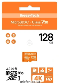 BreezyTech Ultra microSDXC Class 10/A2/V30 128GB ( )