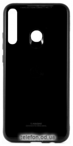 Case Glassy для Huawei P40 lite E/Y7P/Honor 9C (черный)