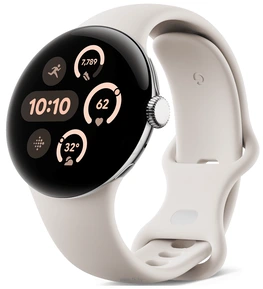 Google Pixel Watch 3 41 мм (полированное серебро/фарфор)