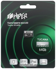 Hiper microSDXC 64GB UHS-1 U3 V30 HI-MSD64GU3V30