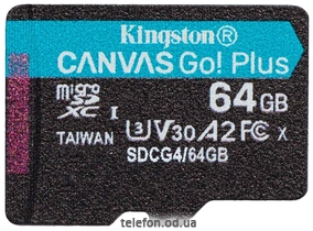 Kingston Canvas Go! microSDXC 64GB SDCG4/64GB ( )
