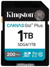 Kingston Canvas Go! Plus SDXC 1TB SDG4/1TB