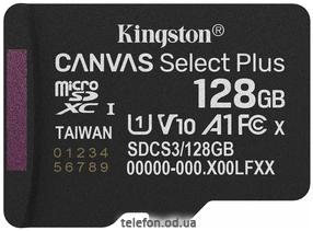 Kingston Canvas Select Plus microSDXC 128GB SDCS3/128GBSP