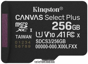 Kingston Canvas Select Plus microSDXC 256GB SDCS3/256GBSP