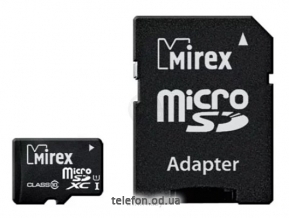 Mirex microSDXC Class 10 UHS-I 128GB + SD adapter