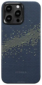 Pitaka MagEZ Case 4 для iPhone 15 Pro (milky way galaxy, синий)