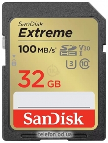 SanDisk Extreme SDHC SDSDXVT-032G-GNCIN 32GB