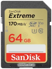 SanDisk Extreme SDXC SDSDXV2-064G-GNCIN 64GB