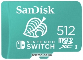 SanDisk For Nintendo Switch microSDXC SDSQXAO-512G-GNCZN 512GB