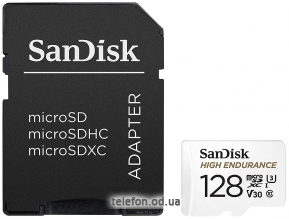 SanDisk High Endurance microSDXC SDSQQNR-128G-GN6IA 128GB + SD adapter