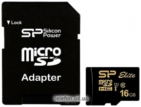 Silicon Power Elite Gold microSDHC SP016GBSTHBU1V1GSP 16GB ( )