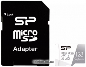 Silicon Power Superior microSDXC SP128GBSTXDA2V20SP 128GB + SD adapter