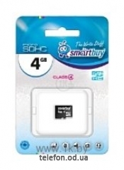 SmartBuy microSDHC Class 4 4GB