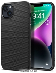 Spigen Liquid Air iPhone 14 Matte Black ACS05037 ( )