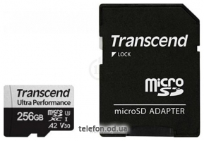 Transcend microSDXC TS256GUSD340S 256GB + SD adapter