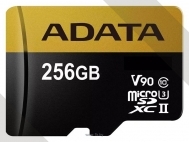 ADATA Premier ONE microSDXC UHS-II U3 Class 10 256GB + SD adapter