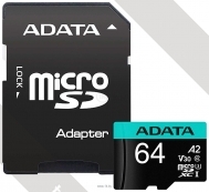 ADATA Premier Pro AUSDX64GUI3V30SA2-RA1 microSDXC 64GB ( )