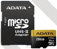 ADATA microSDXC UHS-II 256GB +  [AUSDX256GUII3CL10-CA1]