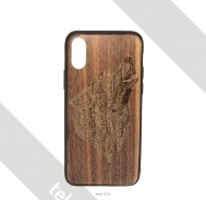 Case Wood  Apple iPhone X ( ,  II)