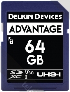 Delkin Devices SDXC Advantage UHS-I 64GB