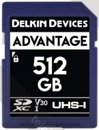 Delkin SDXC Advantage UHS-I 512GB