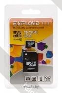 EXPLOYD microSDHC Class 10 32GB + SD adapter