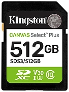 Kingston Canvas Select Plus SDXC 512GB SDS3/512GB