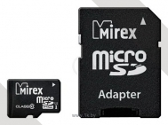 Mirex microSDHC Class 10 UHS-I U1 16GB + SD adapter