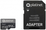 Platinet Pro 3 microSDXC PMMSDX512UIII 512GB + 