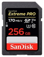 SanDisk Extreme Pro SDXC UHS Class 3 V30 170MB/s 256GB