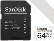 SanDisk High Endurance microSDXC SDSQQNR-064G-GN6IA 64GB + SD adapter