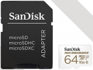 SanDisk microSDXC SDSQQVR-064G-GN6IA 64GB + SD adapter