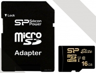 Silicon Power Elite Gold microSDHC SP016GBSTHBU1V1GSP 16GB ( )