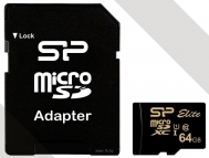 Silicon Power Elite Gold microSDXC SP064GBSTXBU1V1GSP 64GB ( )