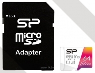 Silicon Power Elite microSDXC SP064GBSTXBV1V20SP 64GB