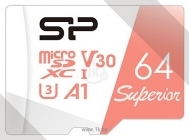 Silicon Power Superior A1 microSDXC SP064GBSTXDV3V20 64GB