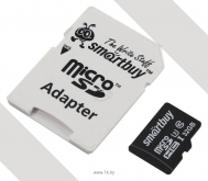 SmartBuy Professional microSDHC Class 10 UHS-I U3 32GB + SD adapter