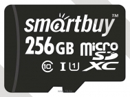 SmartBuy microSDXC Class 10 UHS-I U1 256GB + SD adapter