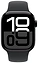 Apple Watch Series 10 42 мм (алюминиевый корпус, спортивный силиконовый ремешок M/L)