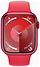 Apple Watch Series 9 45 мм (алюминиевый корпус, красный/красный, спортивный силиконовый ремешок M/L)