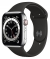 Apple Watch Series 6 GPS + Cellular 44mm Stainless Steel Case with Sport Band