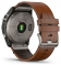 Garmin Fenix 7X Sapphire Solar (кожаный ремешок)