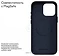 Magssory Eco Leather Case Blue  iPhone 16 Pro CLT028b