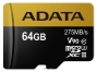 ADATA Premier ONE microSDXC UHS-II U3 Class 10 64GB + SD adapter