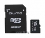 Qumo microSDXC Class 10 UHS Class 1 128GB + SD adapter